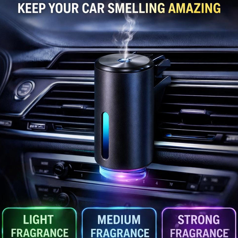 Smart Auto Air Freshener. Make Every Car Ride Feel Like a 5-Star Experience